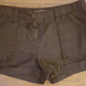 Brown cotton shorts old navy